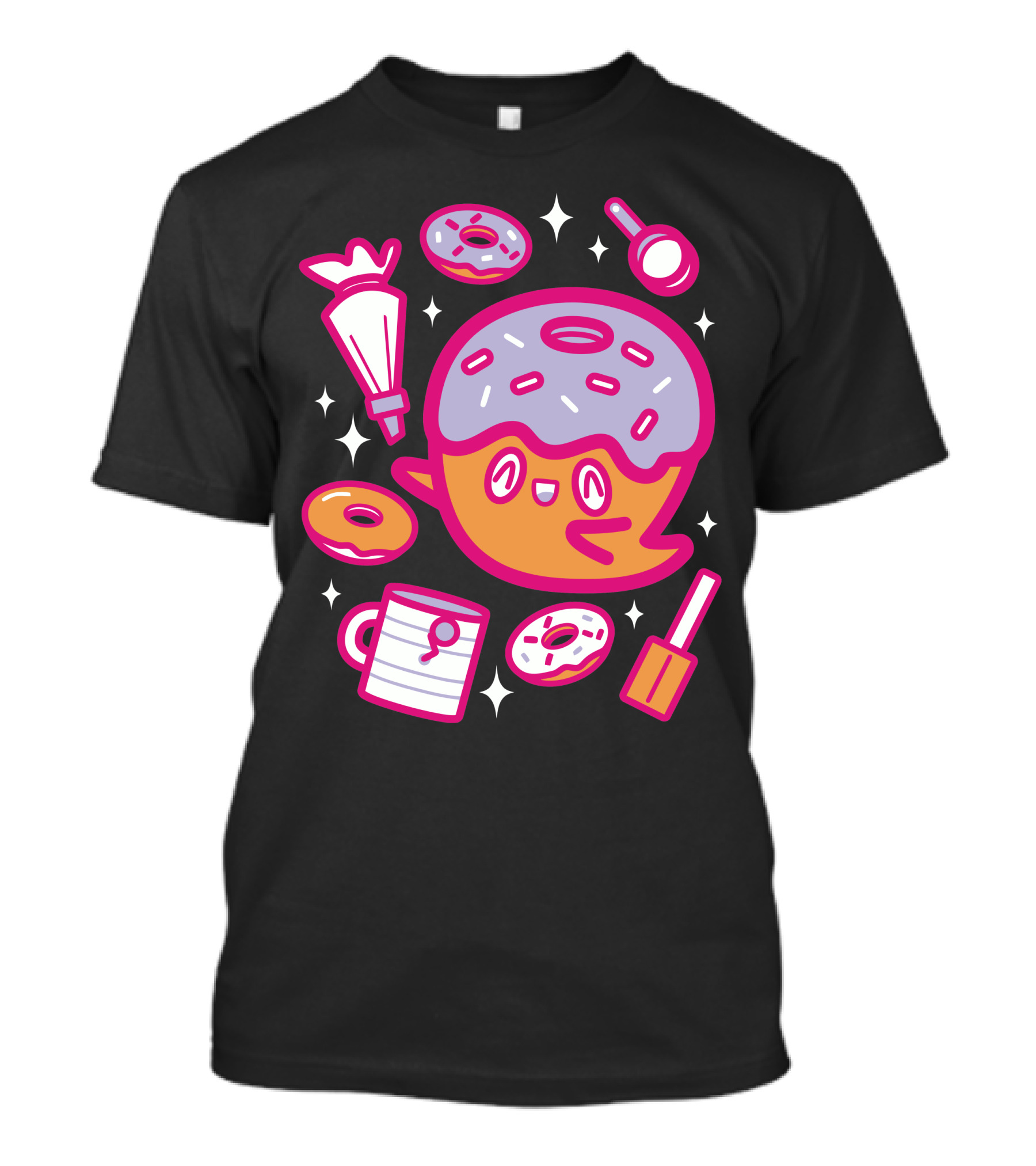 Donut Ghost With Sprinkles And Baking Tools T-Shirt