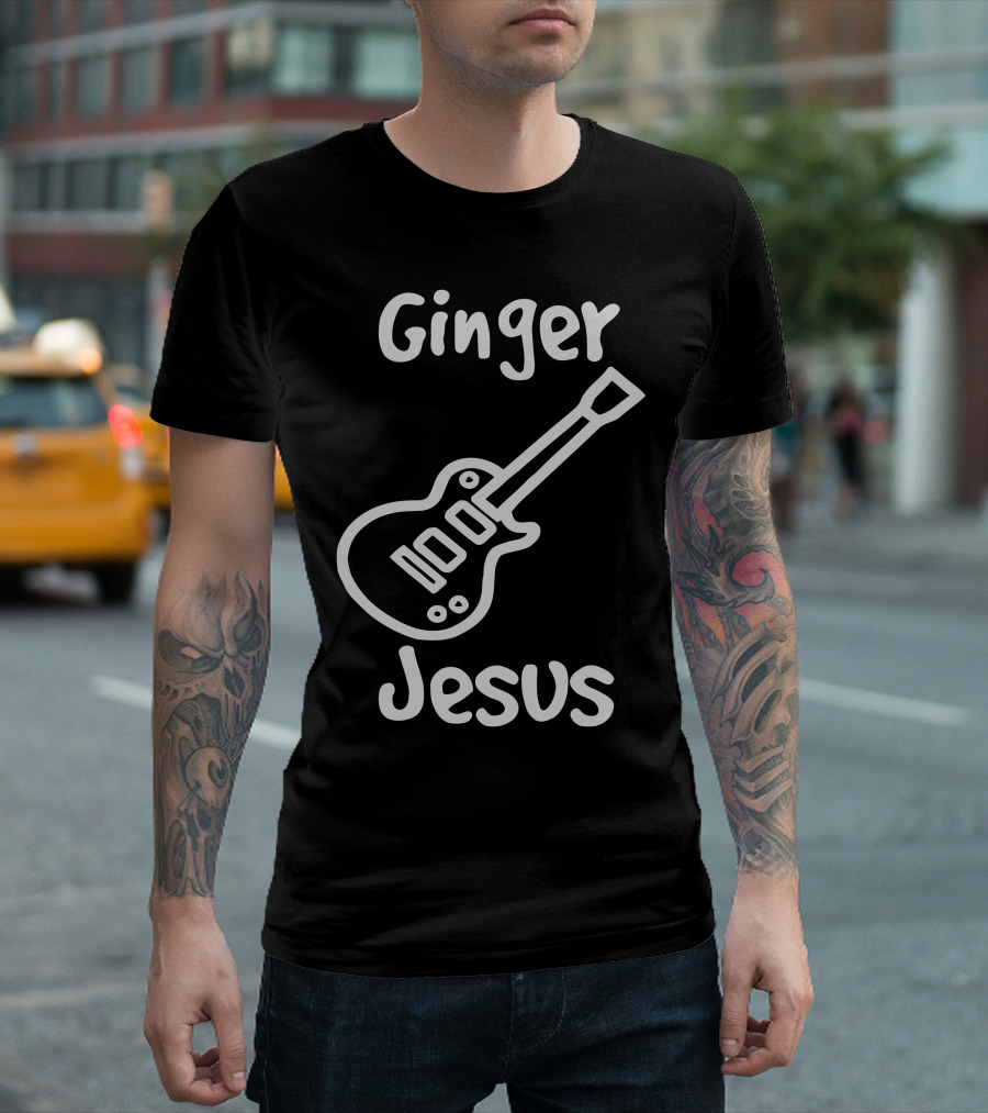 Ed Sheeran Ginger Jesus Guitar T-Shirt