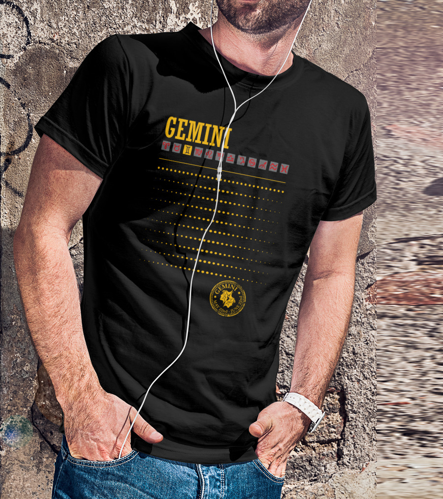 Gemini Facts Zodiac Sign Clever Rebellious Stubborn Witty Sarcasm Independence Spontaneous Visionary Intellect Adventurous T-Shirt