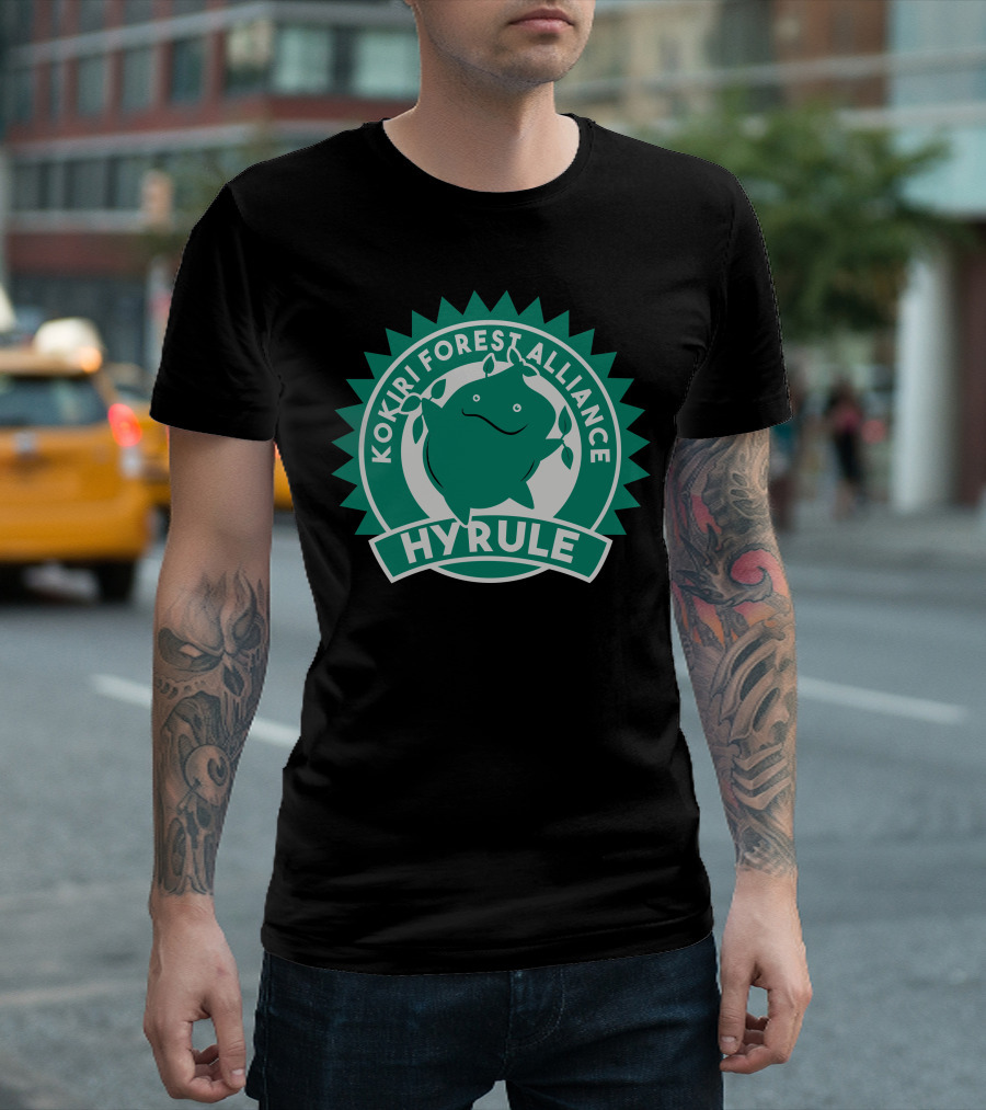 Kokiri Forest Alliance Hyrule Star Emblem T-Shirt