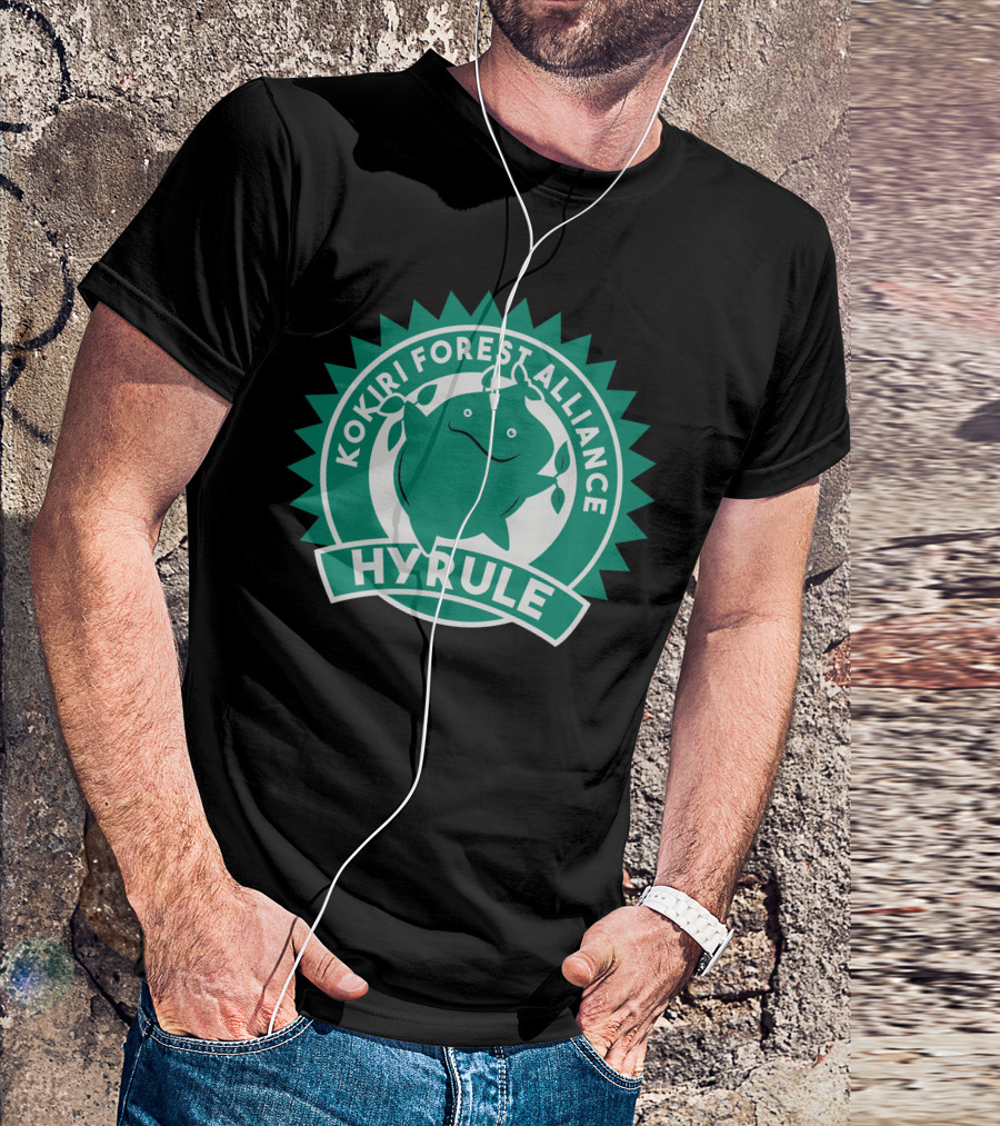 Kokiri Forest Alliance Hyrule Star Emblem T-Shirt