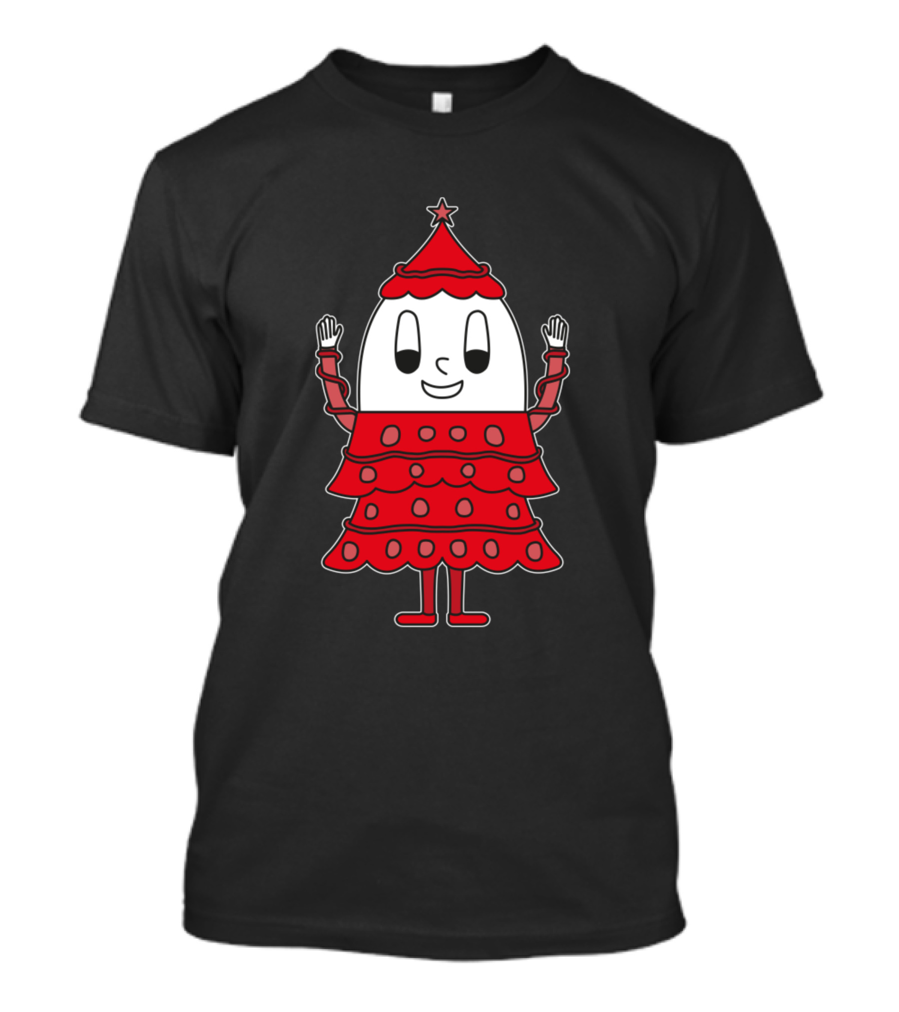 Christmas Tree Egg Festive Character T-Shirt