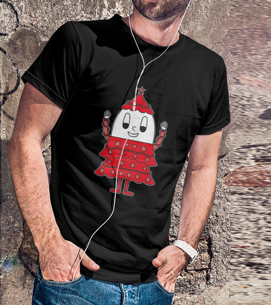 Christmas Tree Egg Festive Character T-Shirt