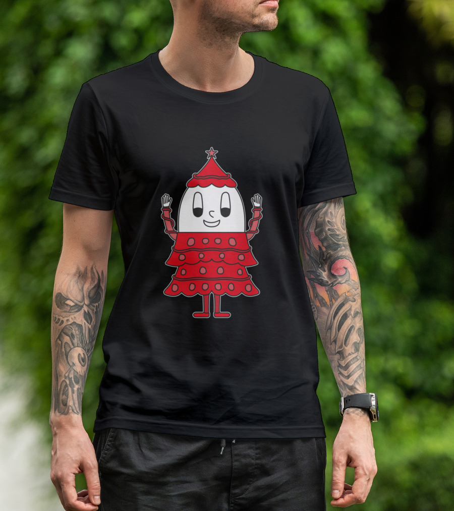 Christmas Tree Egg Festive Character T-Shirt