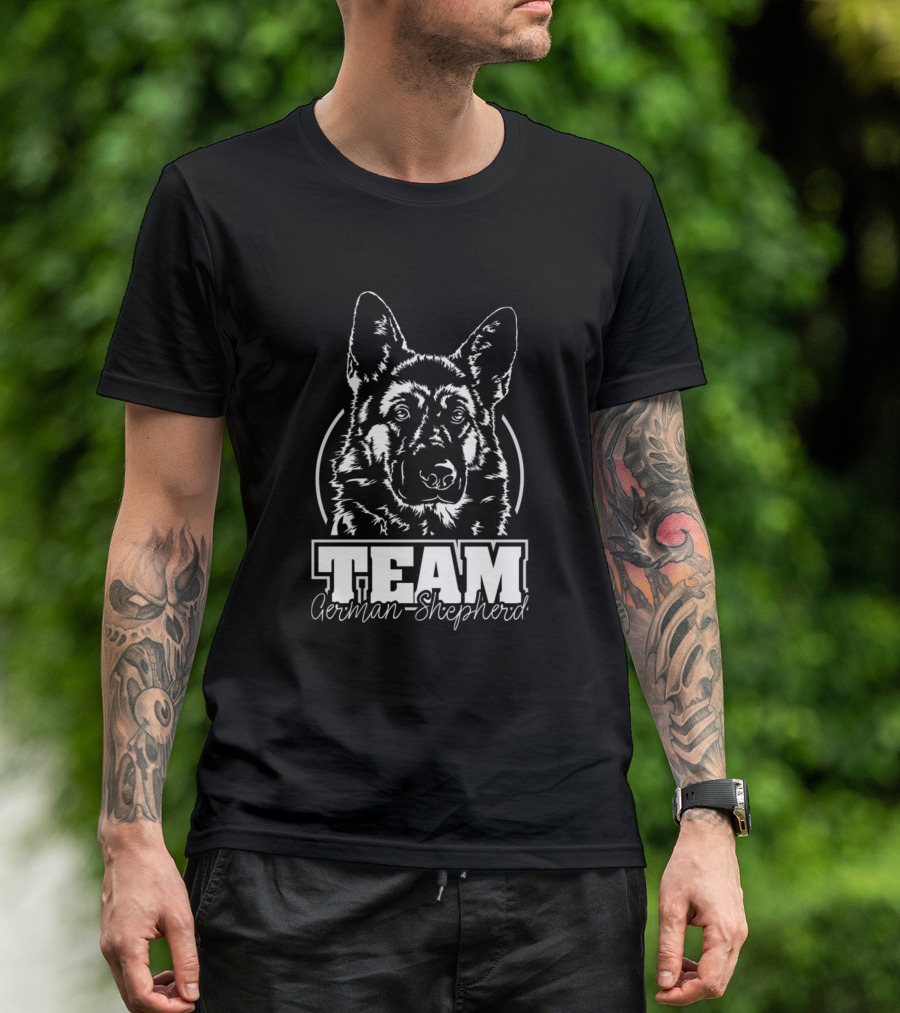 Team German Shepherd Proud K9 Dog Sport T-Shirt