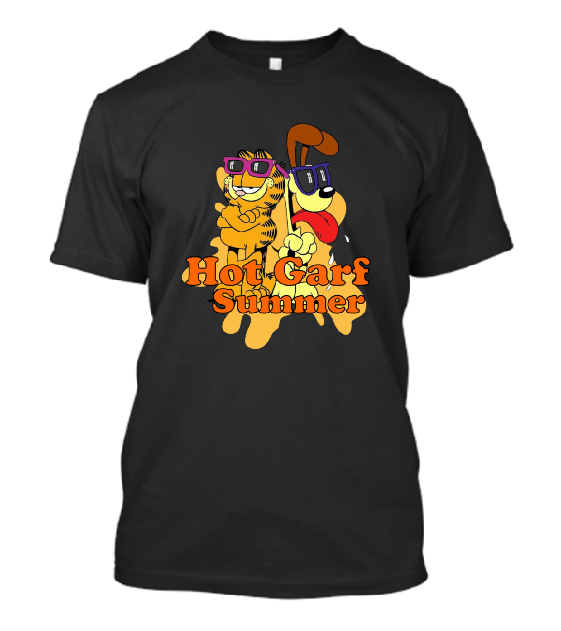 Hot Garf Summer Garfield Odie Sunglasses Cool Vibes T-Shirt