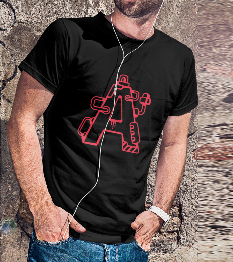 Letter A Tech Circuit T-Shirt