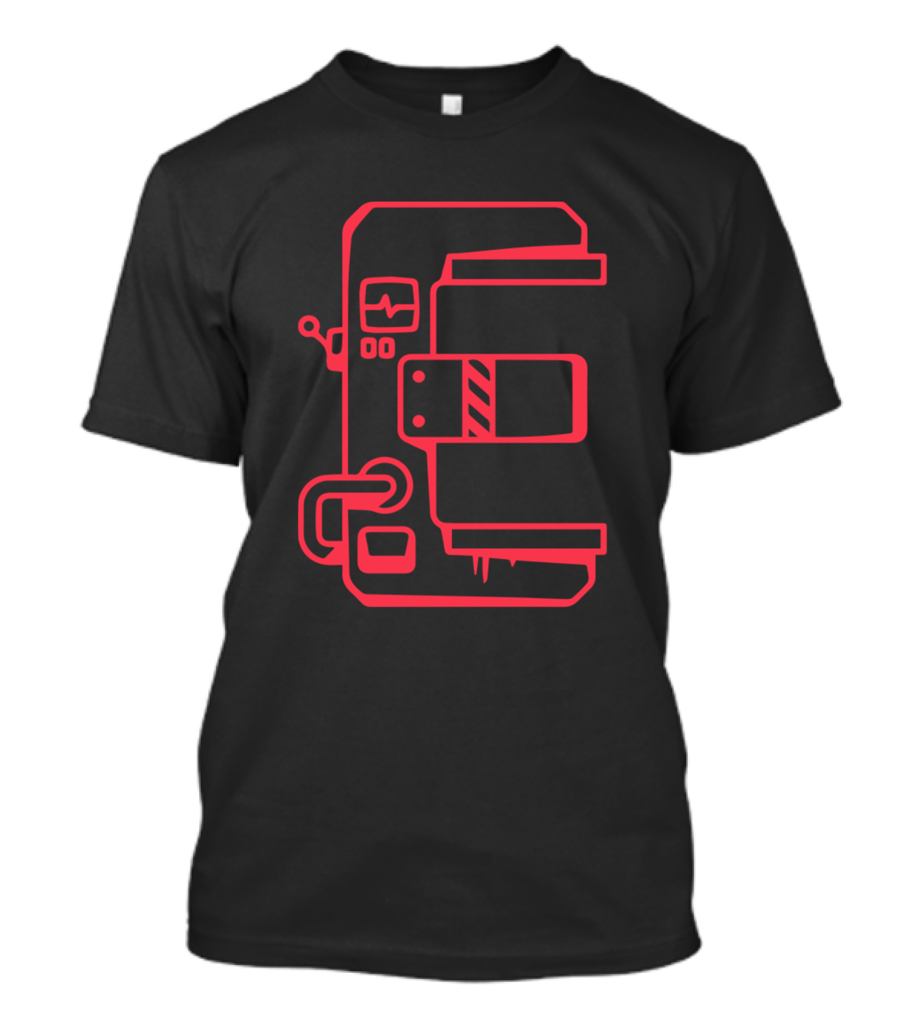 E Tech Circuit Design LED T-Shirt