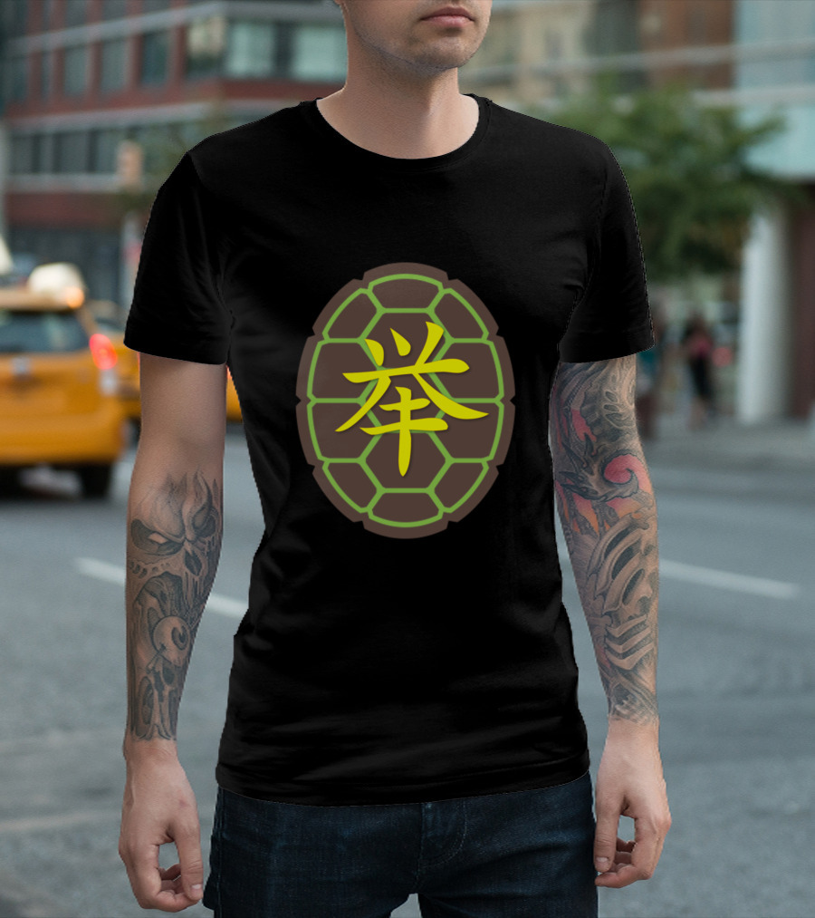 New Comic Book Day Turtle Shell Kanji T-Shirt