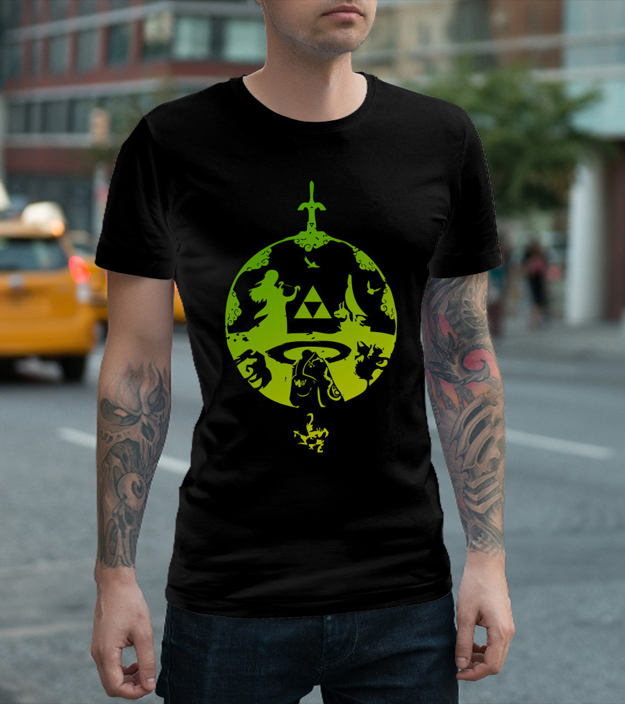 Zelda A Hero's Journey Master Sword Triforce T-Shirt