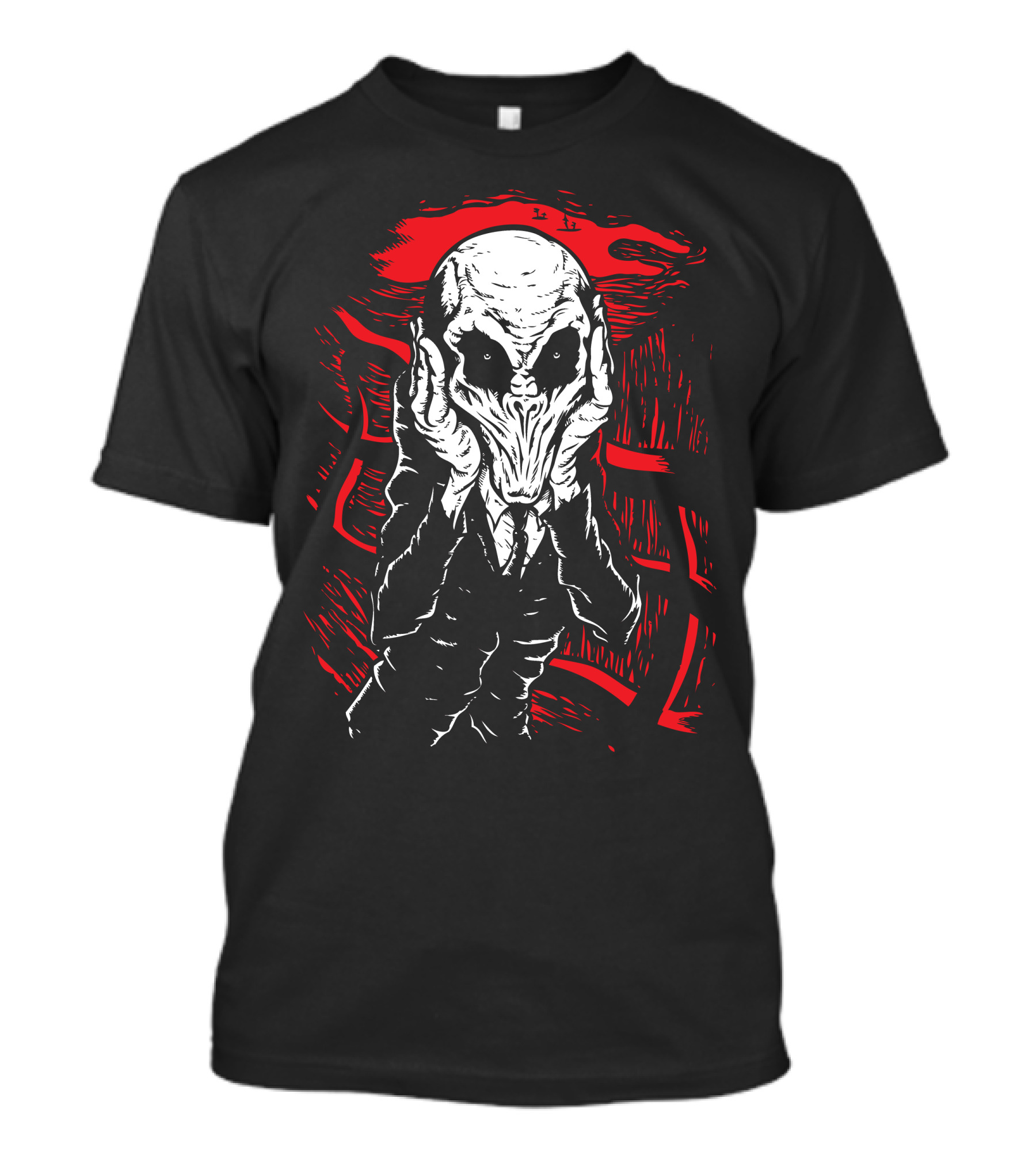A Scream Of Silence Alien Horror Munch Expression T-Shirt