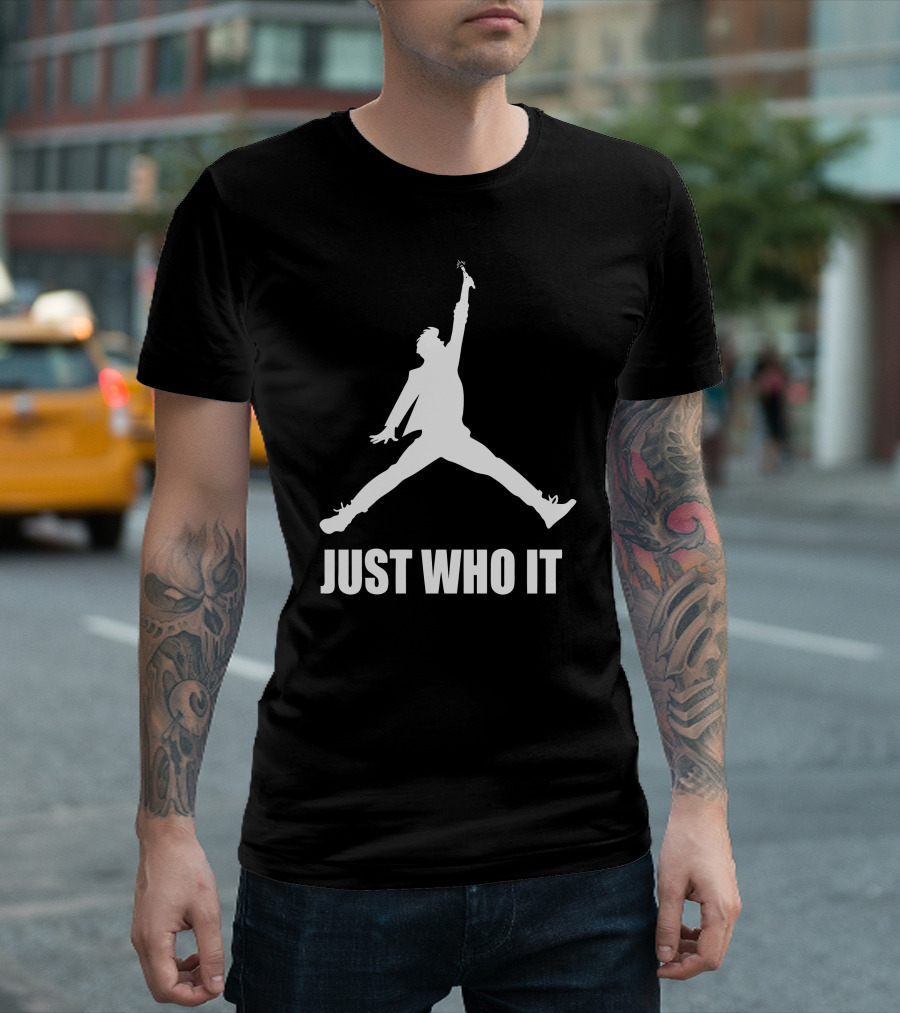 Air Ten Just Who It Silhouette Jump T-Shirt