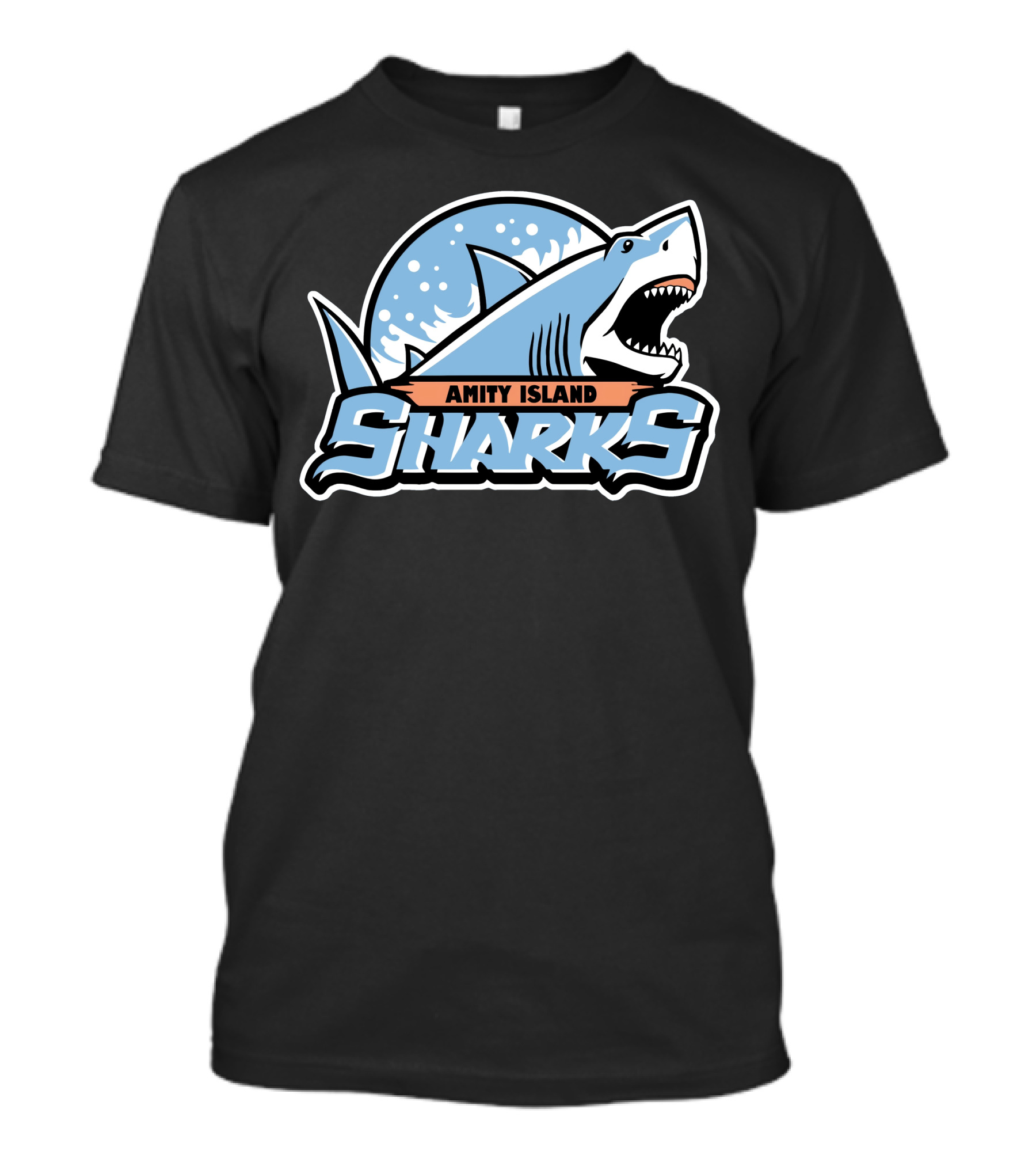Amity Island Sharks Jaws-Inspired Sports T-Shirt