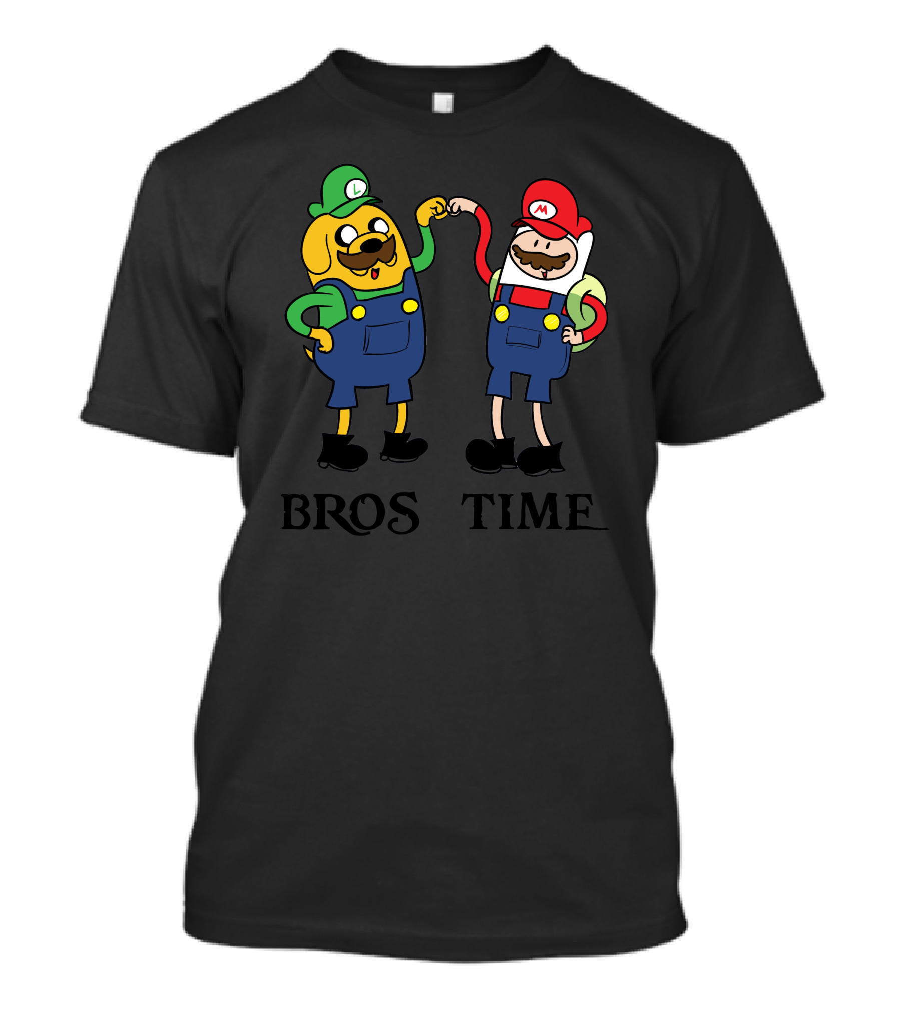 Bros Time Adventure Pals Gaming Duo Crossover T-Shirt