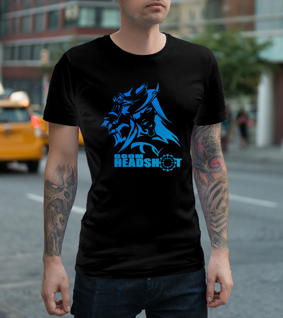 Boom Headshot Caitlyn League of Legends Fan T-Shirt