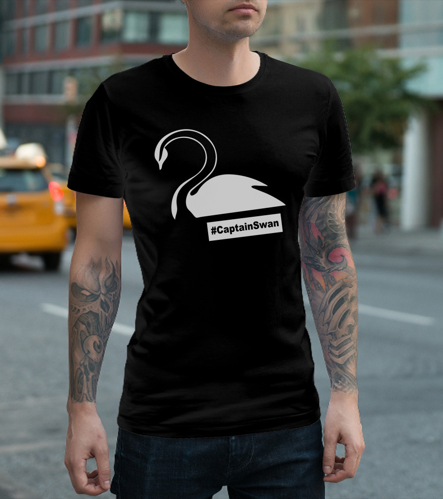 CaptainSwan Hashtag Swan T-Shirt