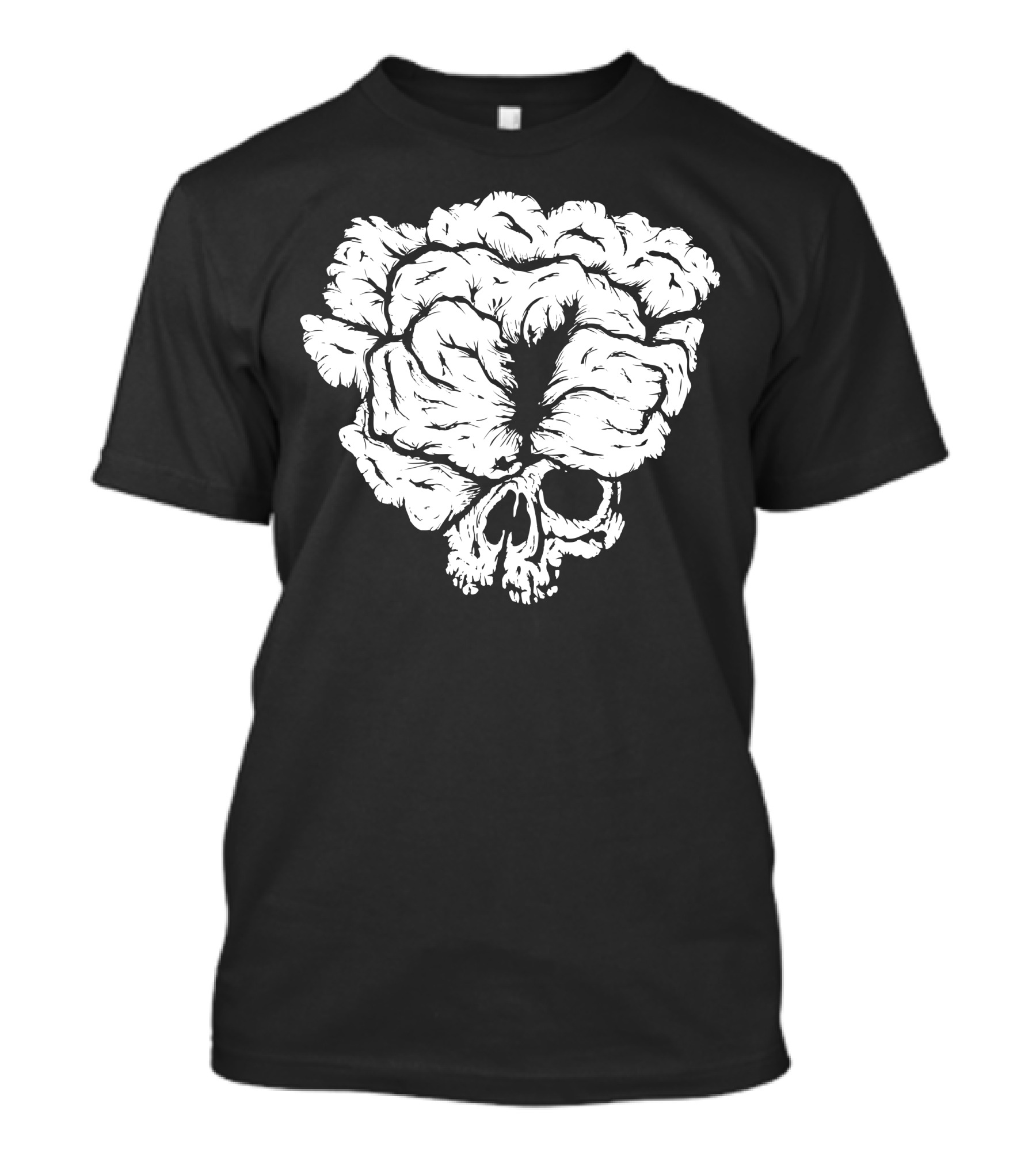 Clicker Mushroom Skull T-Shirt