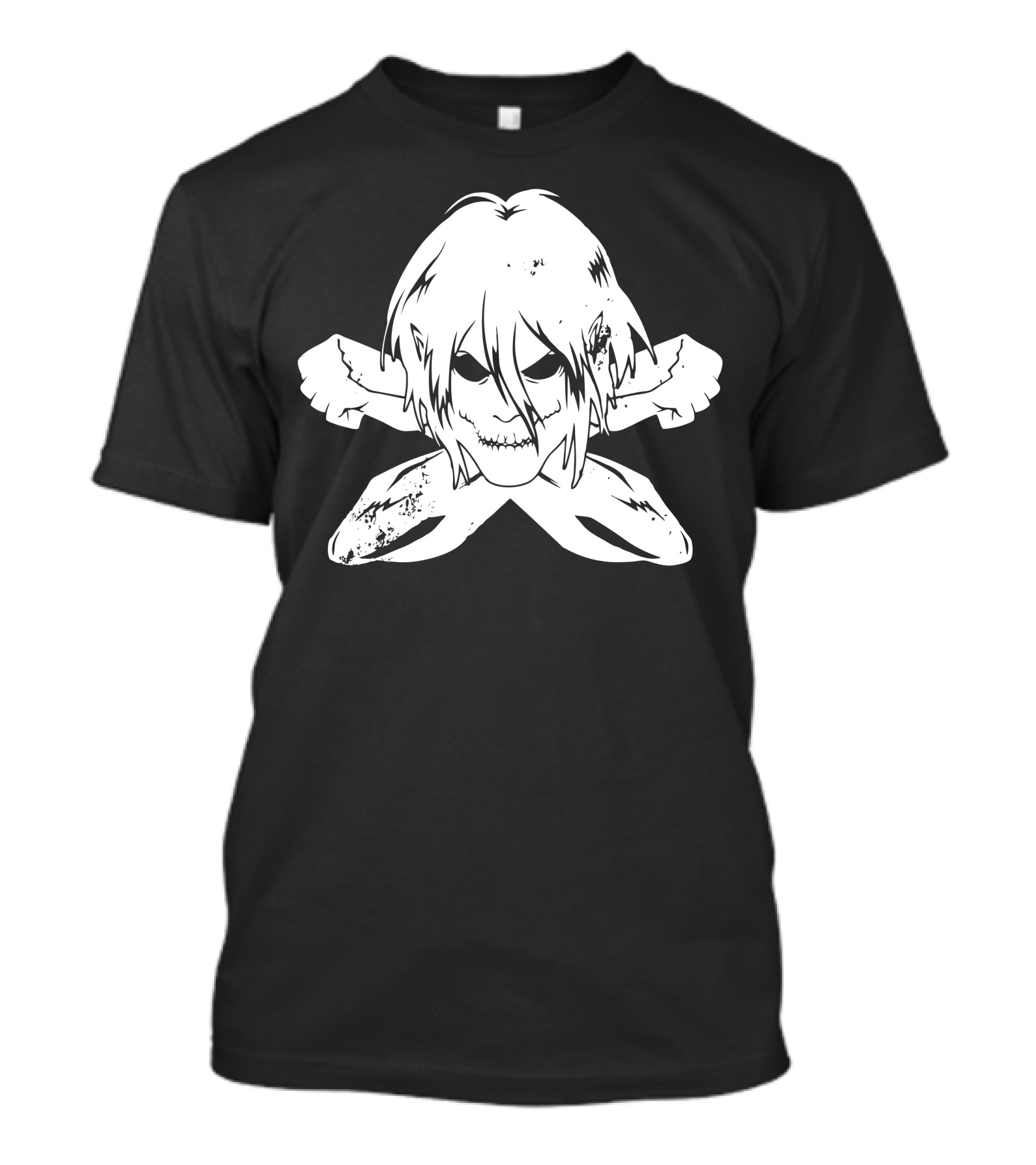 Crossbones Titan Anime Skull T-Shirt