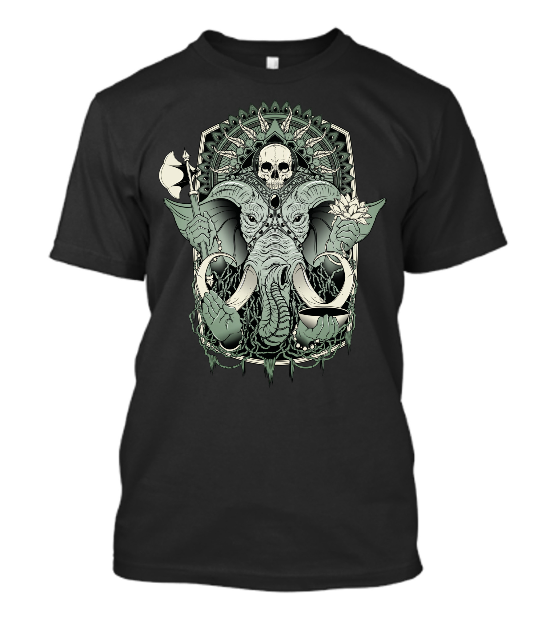 Dark Skull Ganesha Iconic T-Shirt