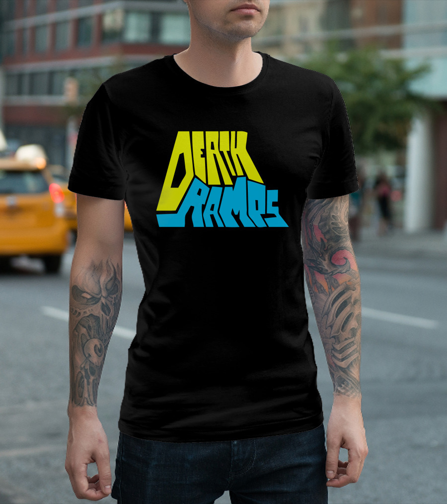 Death Ramps Bold Retro Typography T-Shirt