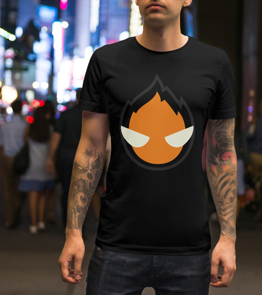 Reborn Anime Flame Symbol Dying Will Eyes T-Shirt