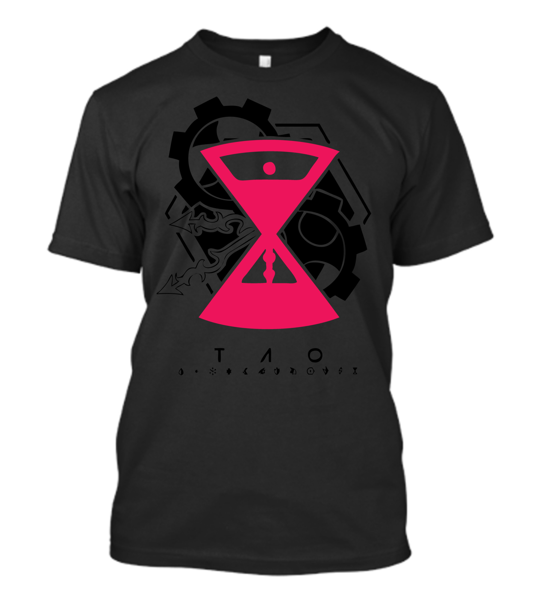 Exo Tao Hourglass Pink Symbol Gears T-Shirt