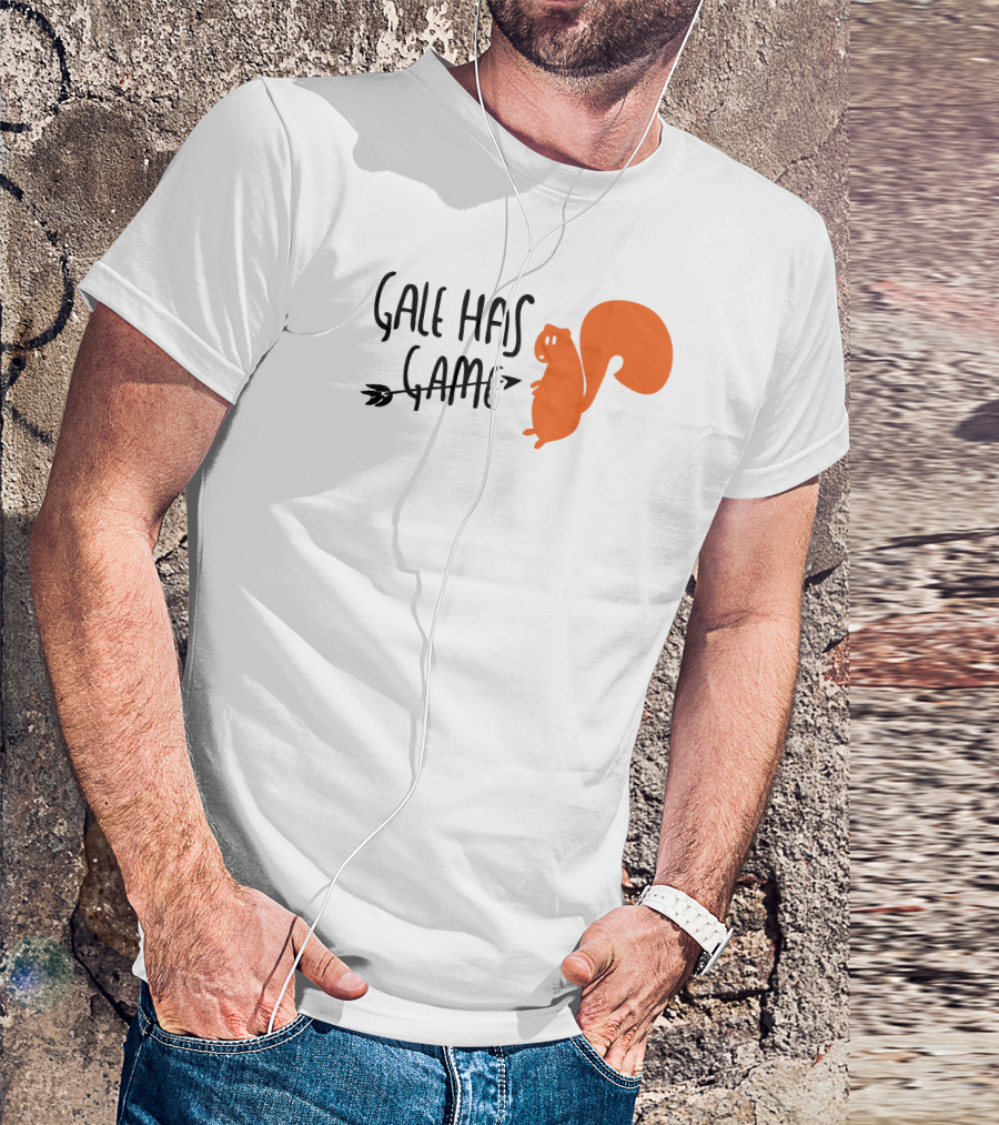 Gale Has Game Squirrel With Arrow T-Shirt