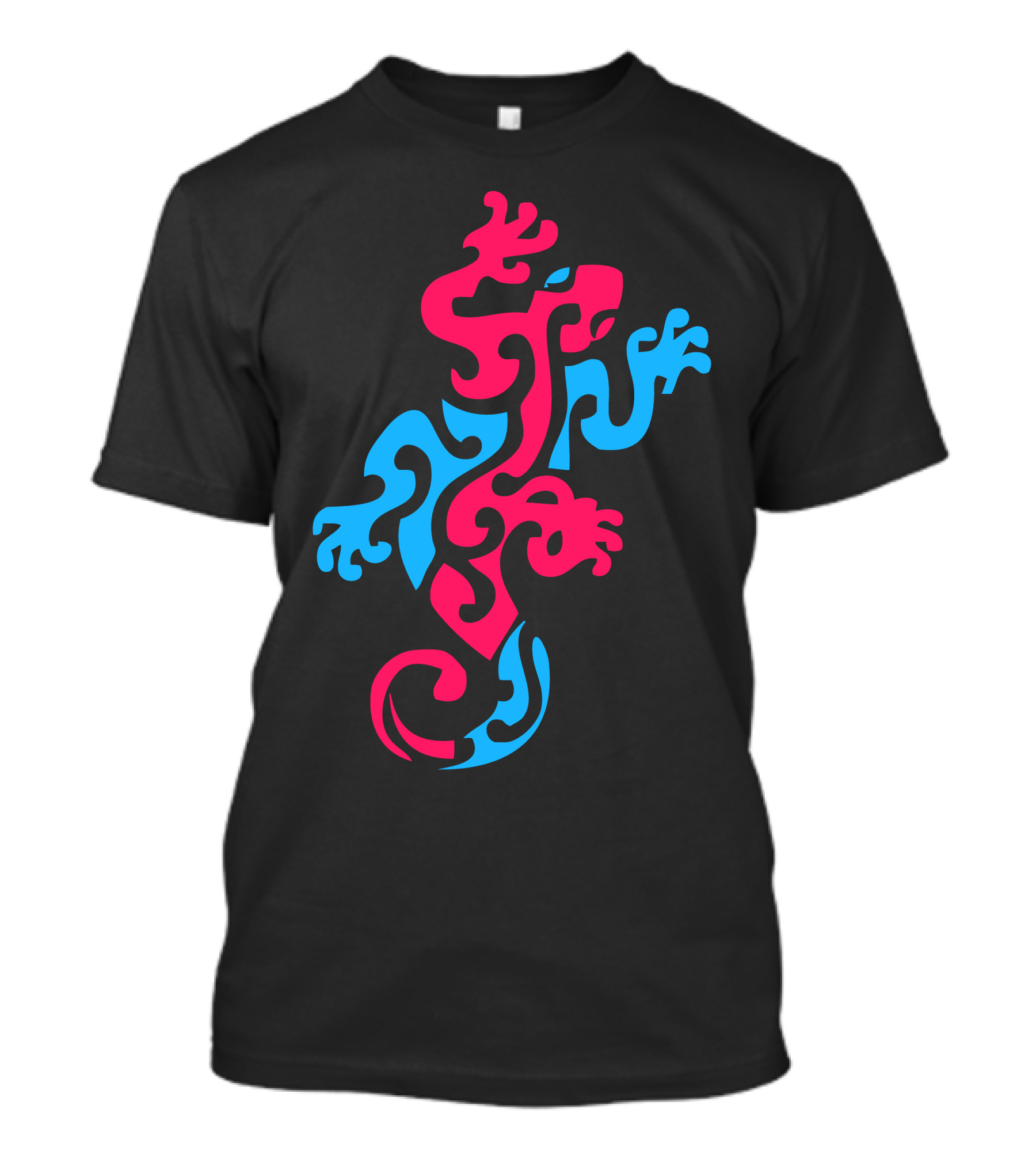 Geko Australia NZ Wildlife Colorful T-Shirt