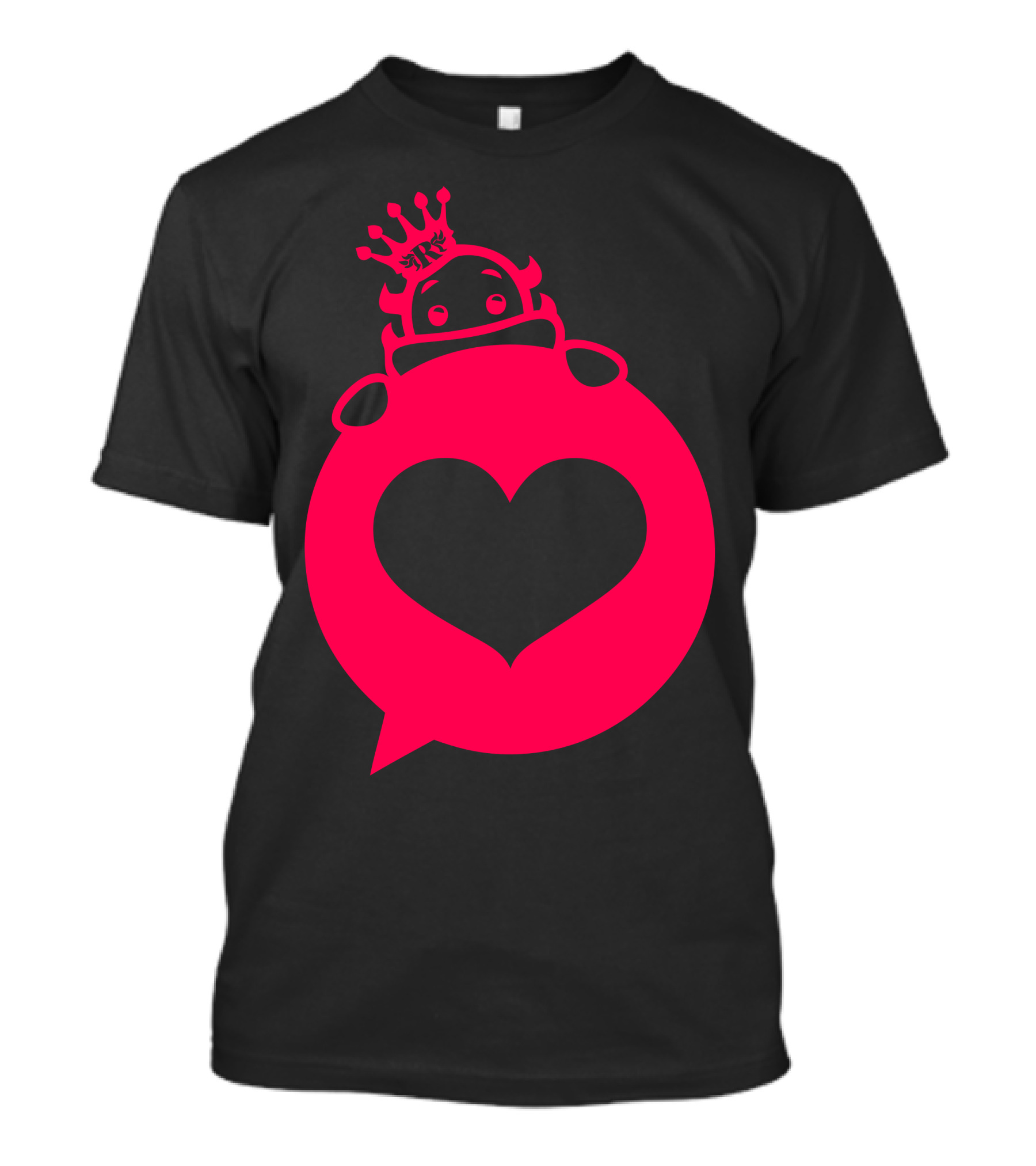 Glorious Monster Love King Heart T-Shirt