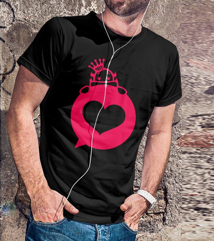 Glorious Monster Love King Heart T-Shirt