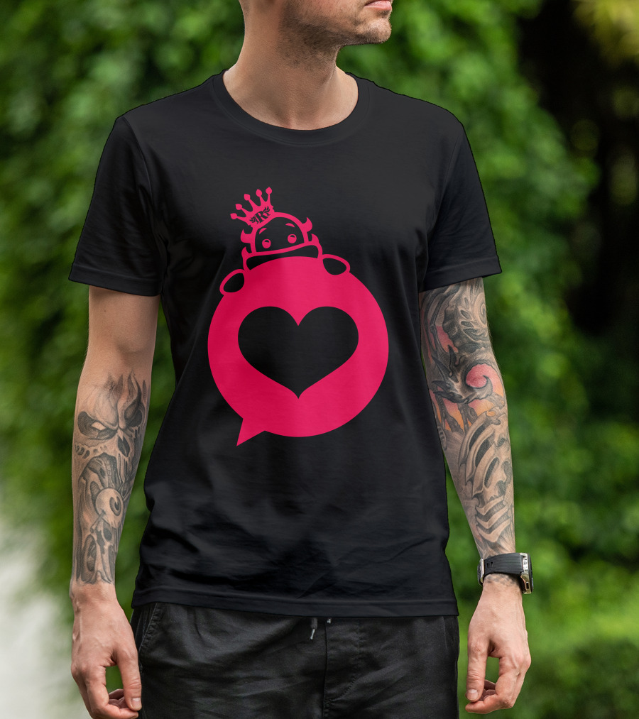 Glorious Monster Love King Heart T-Shirt