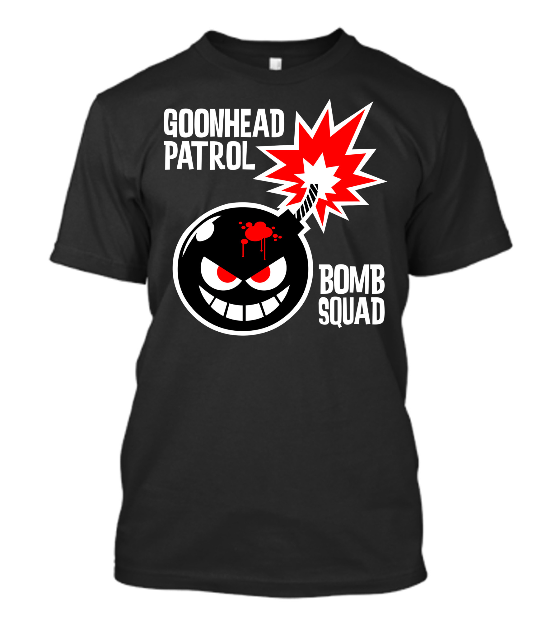 GOONHEAD PATROL BOMB SQUAD SPARK ICONIC ANGRY EXPLOSION T-Shirt