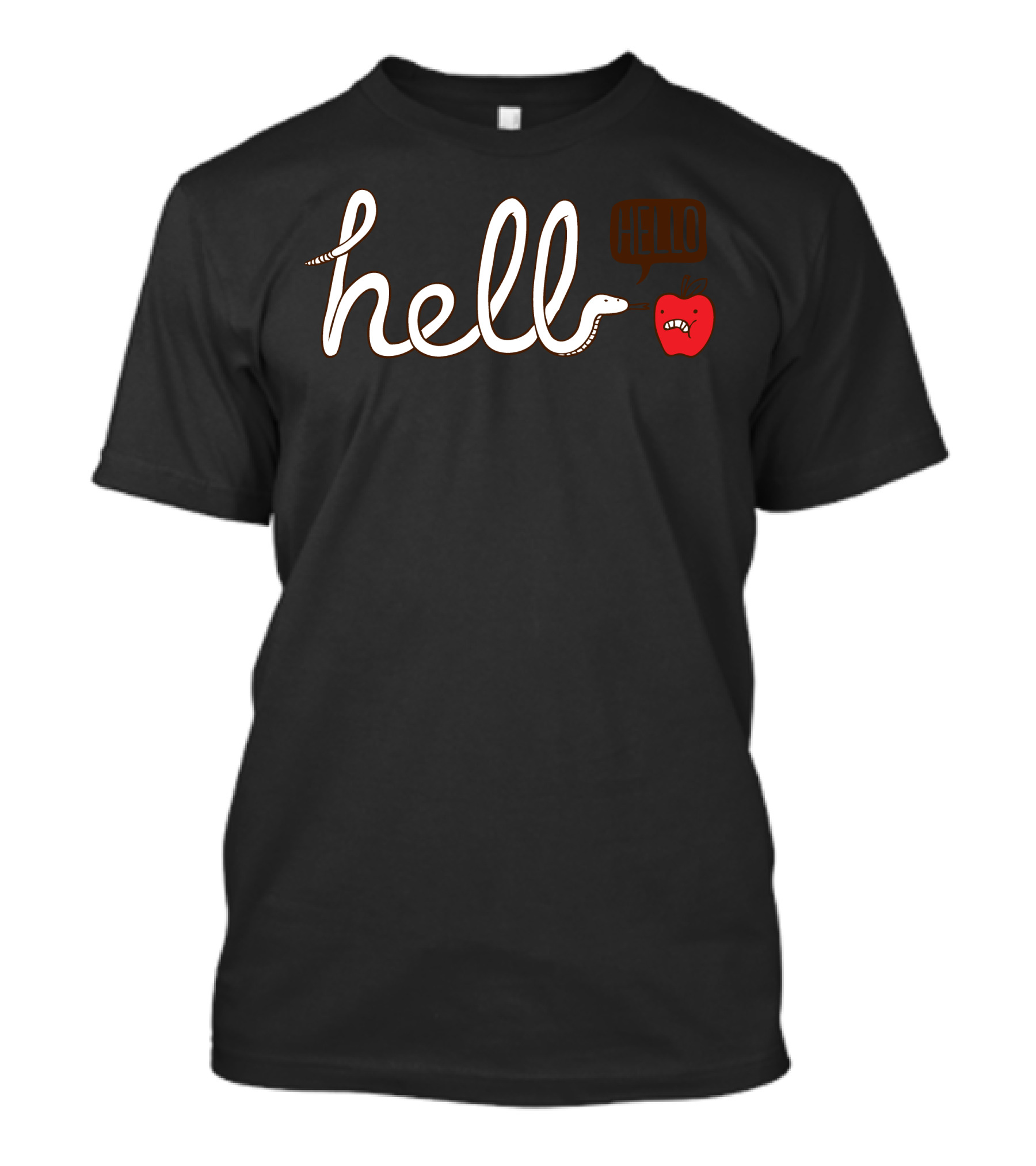 Hello Snake Apple T-Shirt