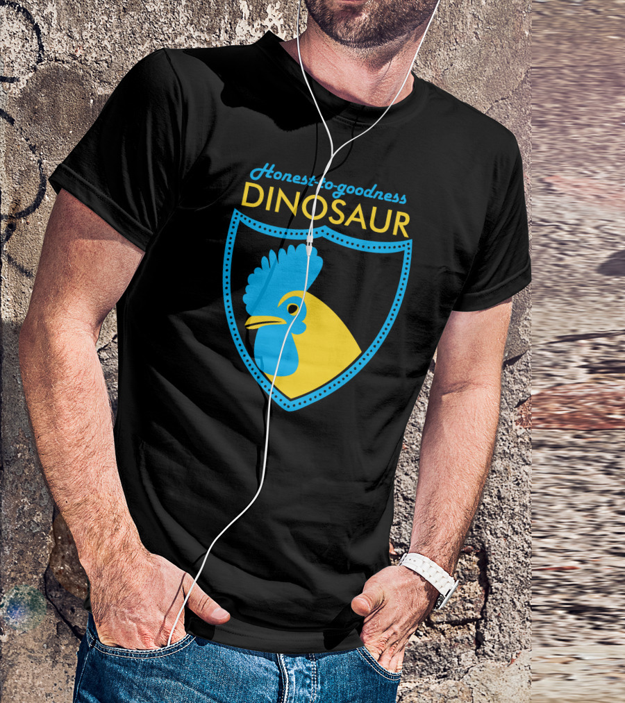 Honest-to-Goodness Dinosaur Rooster T-Shirt