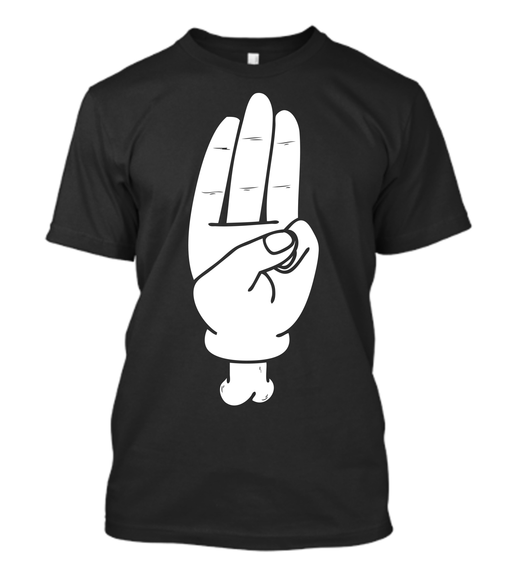 Hunger Games Salute Mickey Hand Gesture T-Shirt