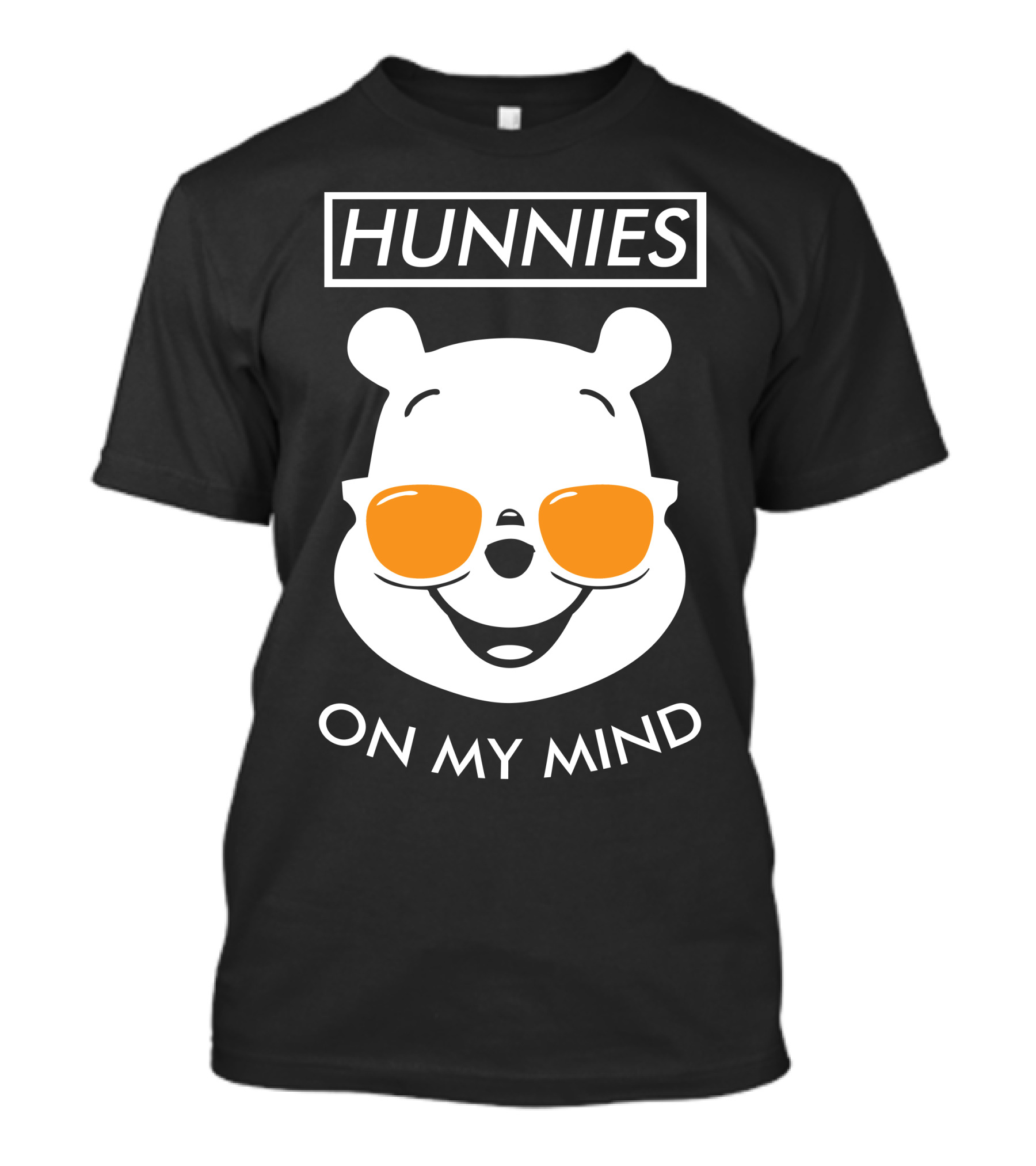 Hunnies On My Mind Bear With Sunglasses T-Shirt