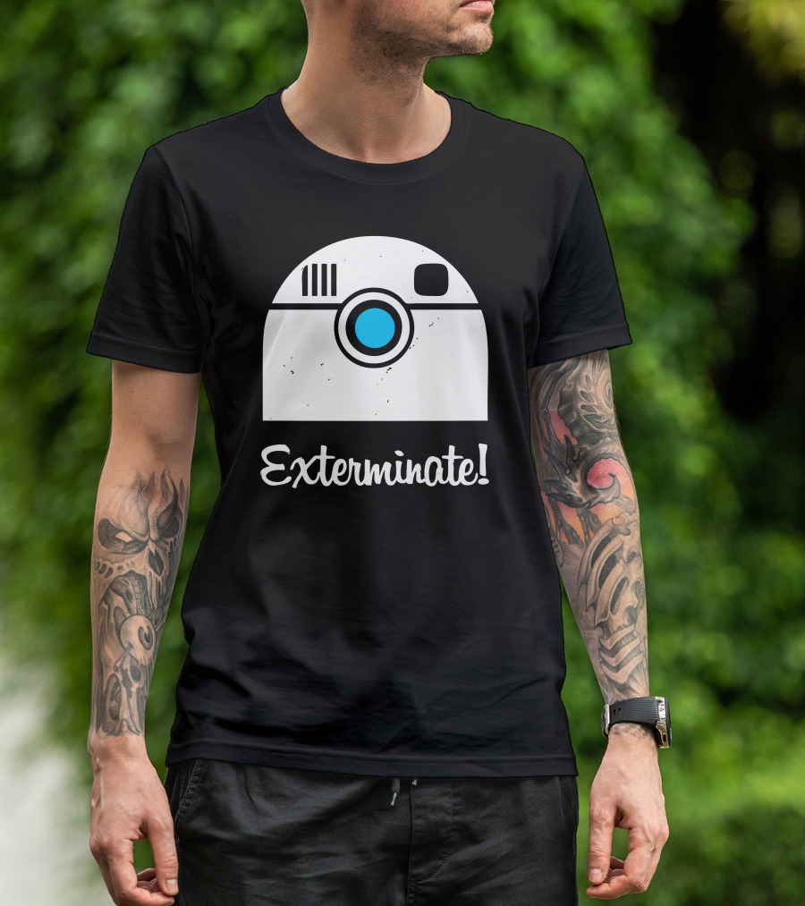 Exterminate Dalek Camera T-Shirt
