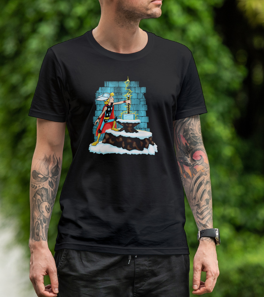 Thor Asterix Crossover Mashup T-Shirt