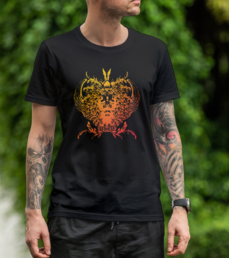 Lionheart Regal Winged Crest Emblem T-Shirt