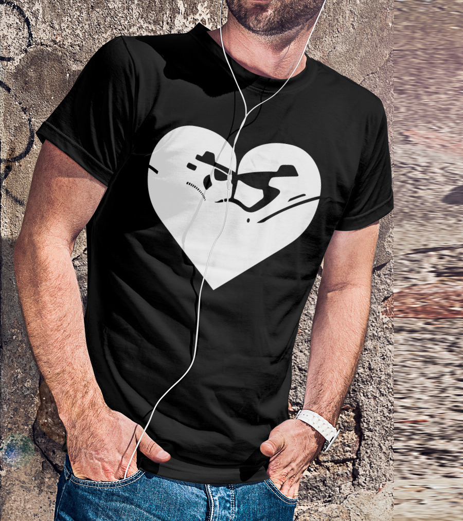 Stormtrooper Heart Love Wars T-Shirt