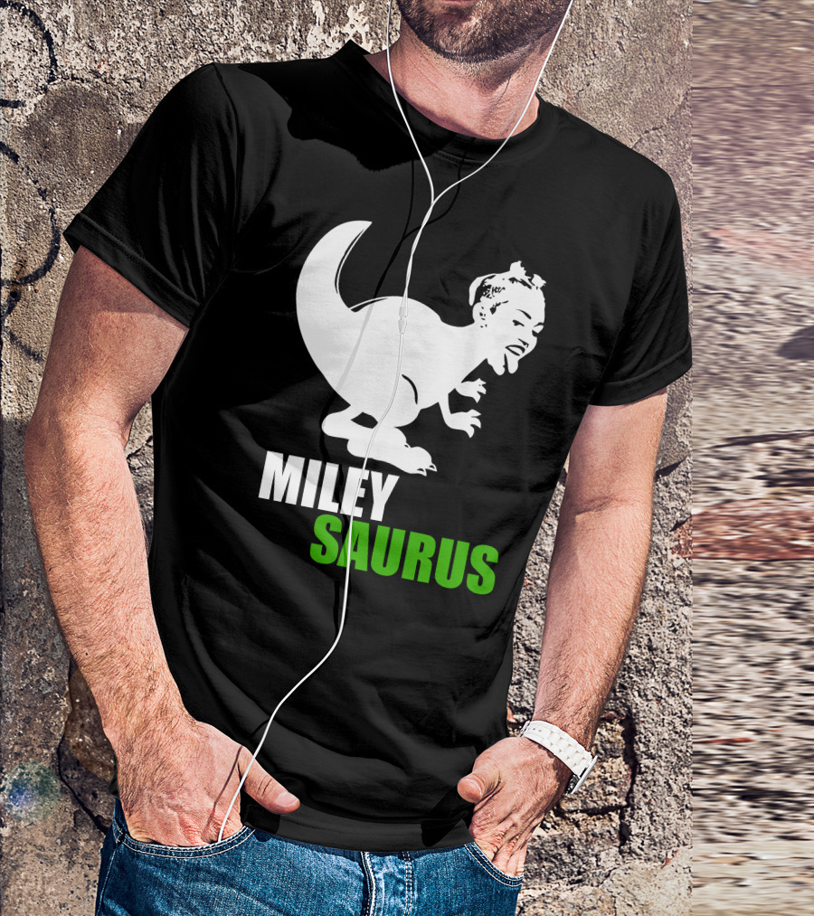 Miley Saurus Dinosaur Mashup T-Shirt
