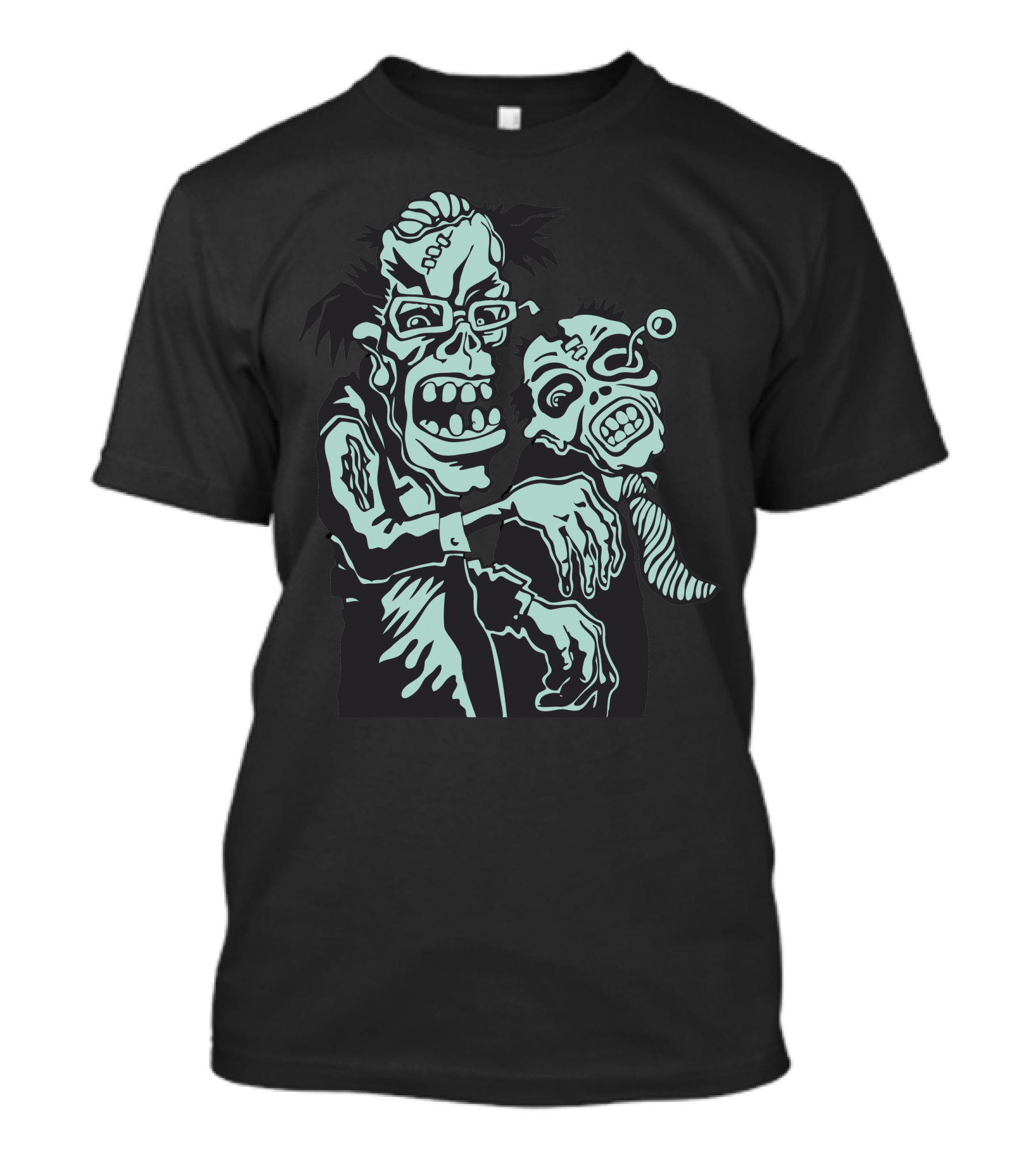 Old Fart Zombie Living Undead Icons T-Shirt