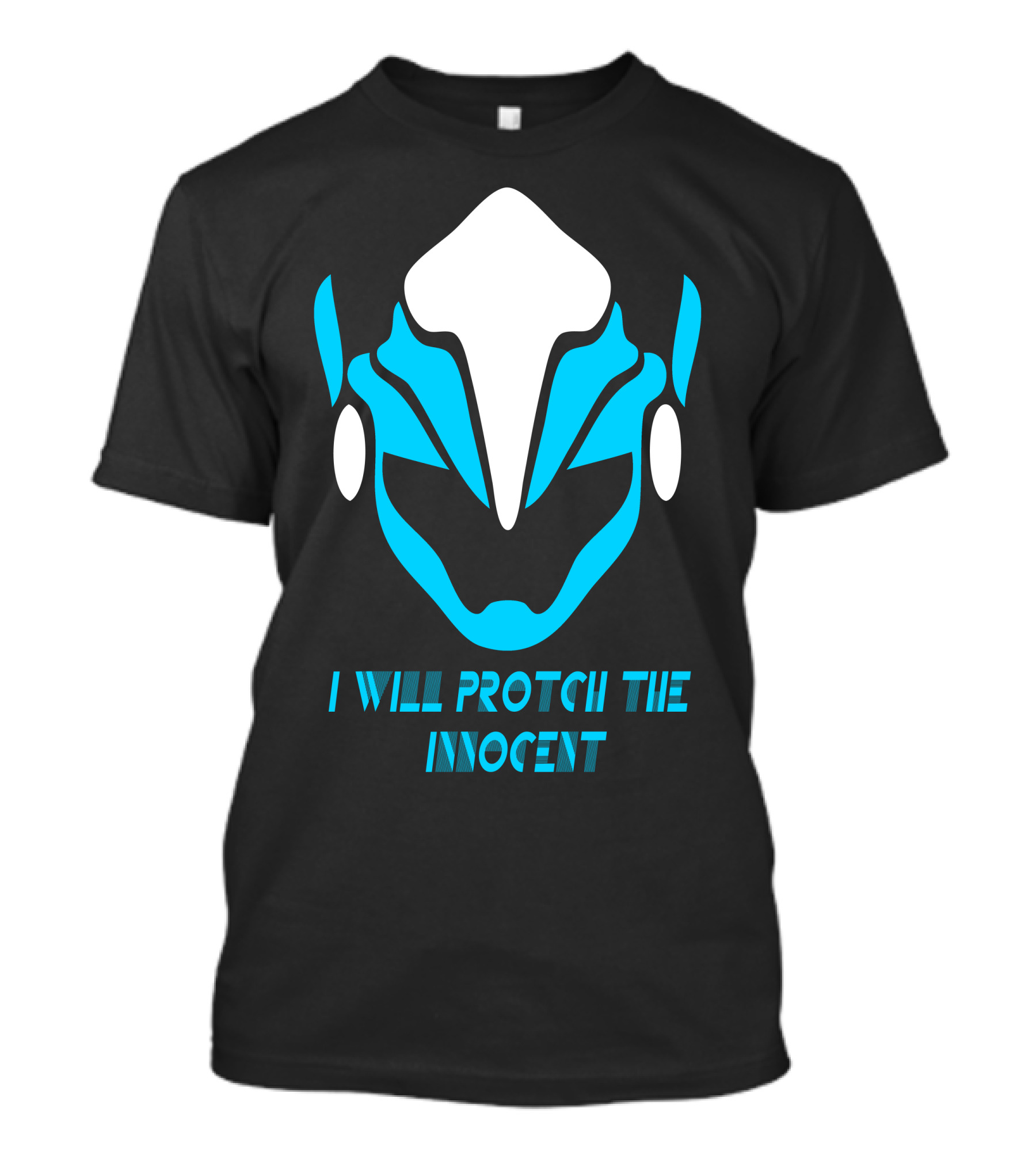 Phara I Will Protch The Innocent Gaming Mask T-Shirt