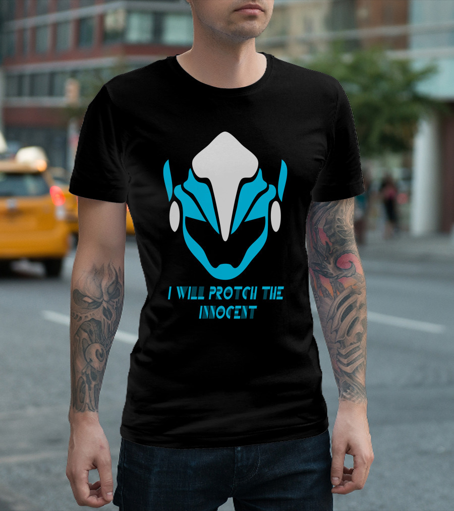Phara I Will Protch The Innocent Gaming Mask T-Shirt