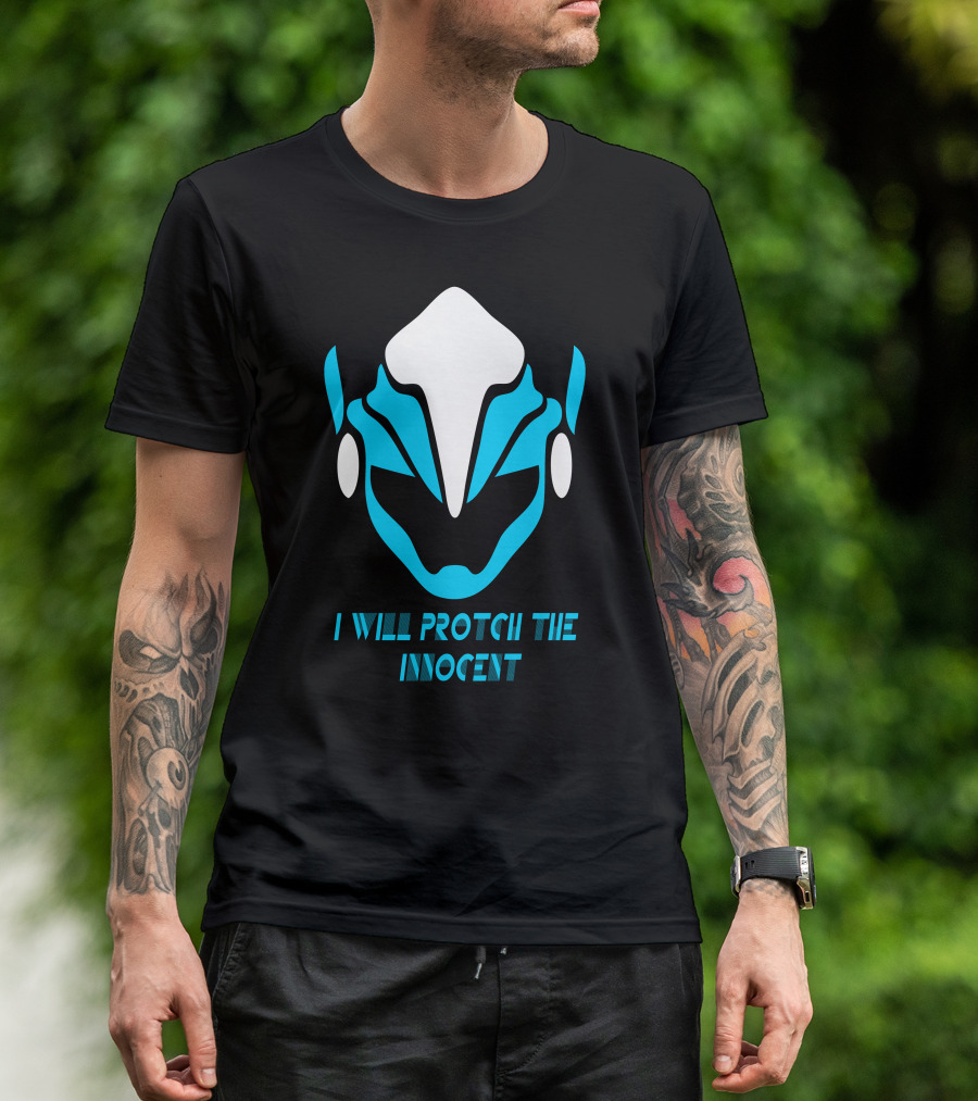 Phara I Will Protch The Innocent Gaming Mask T-Shirt