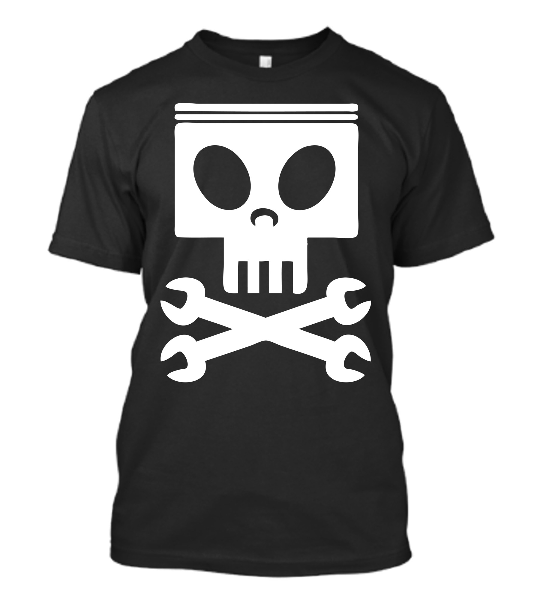 Piston Skull Crossbones Wrench T-Shirt