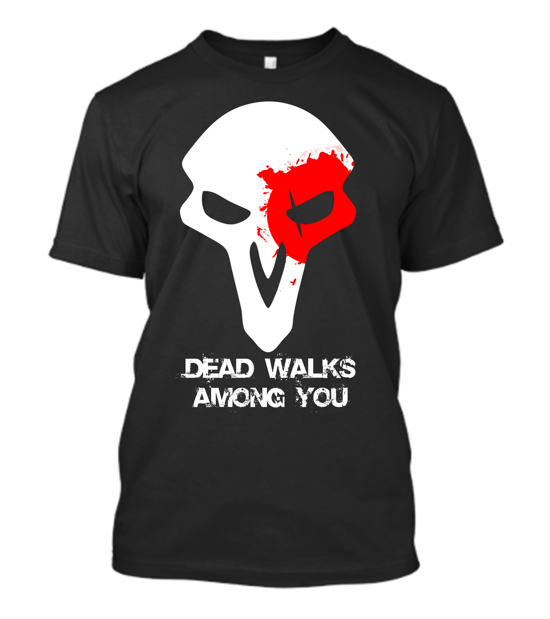 Reaper Skull Dead Walks Among You T-Shirt