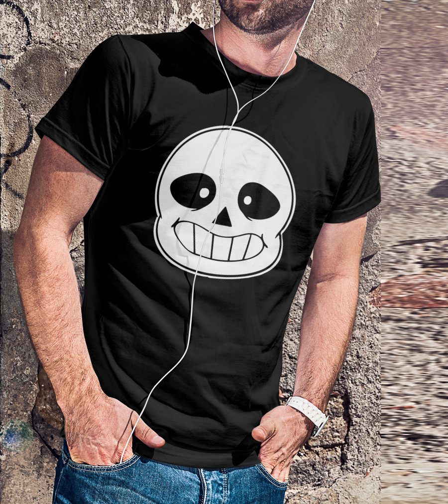 Sans Face Skeleton Icon From Undertale Game T-Shirt