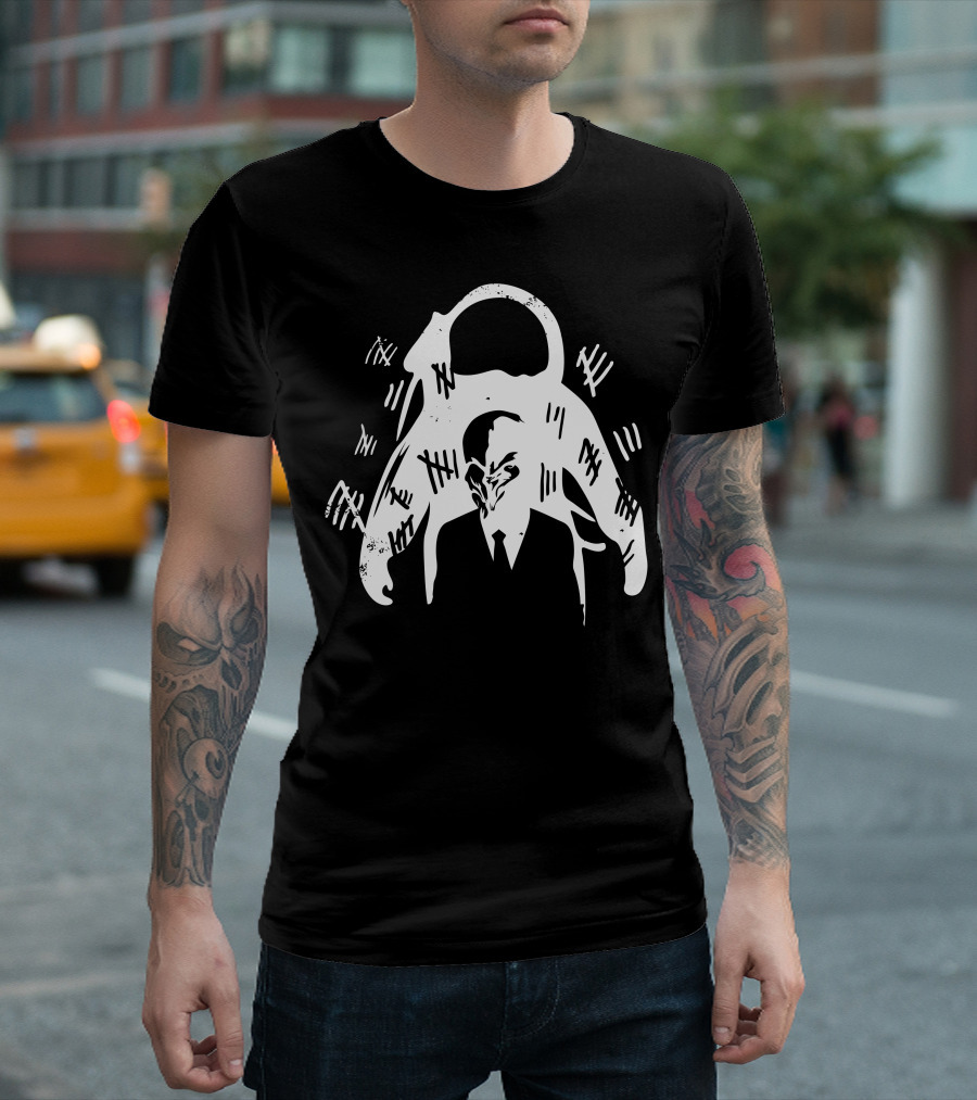 Silence Will Fall Tally Marks Alien Face Doctor Who T-Shirt