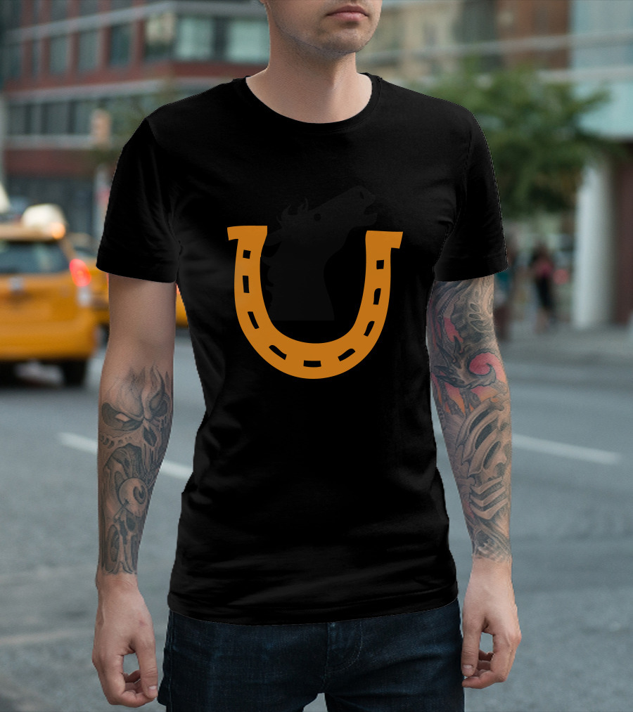 Steel Ball Run Horse and Horseshoe T-Shirt